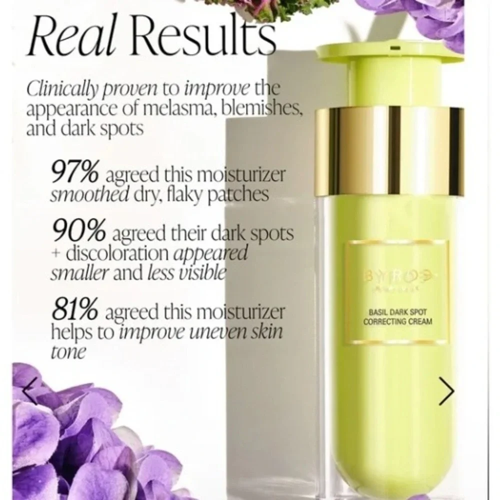 BYROE New York Basil Dark Spot Correcting Cream 1.01‎ oz / 30 ml